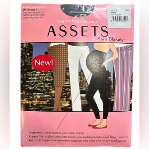 Assets by Sara Blakely Marvelous Mama Size 4 MM Leggings Slate 800M Maternity